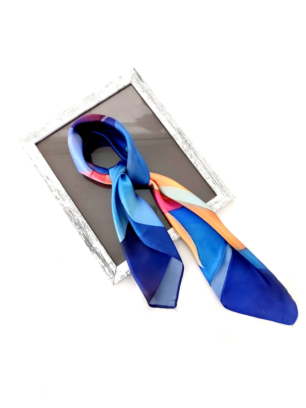 Pañoleta Flores Acuarela - Buenkarma.cl