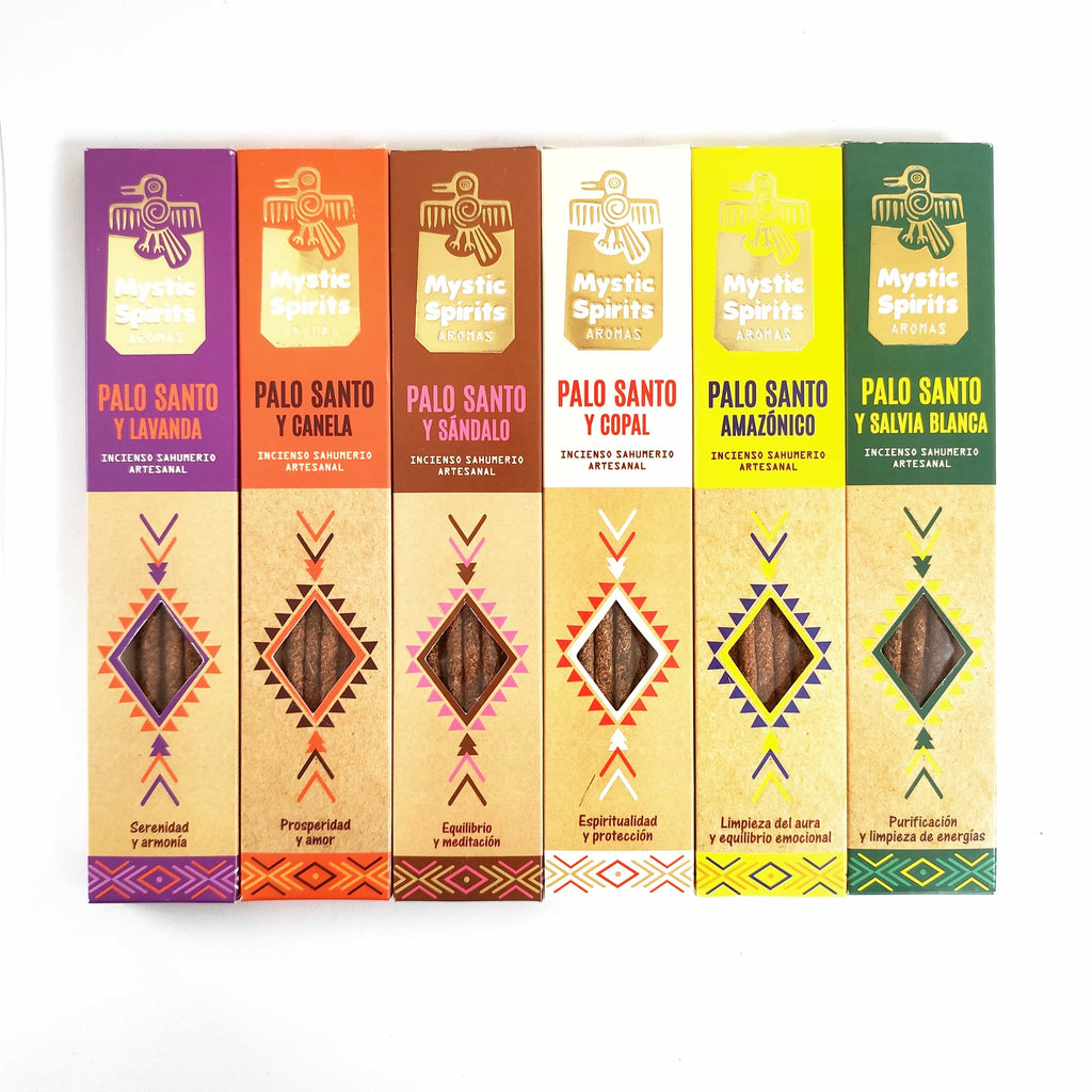 Incienso Natural Palo Santo y Sándalo – Mystic Spirits