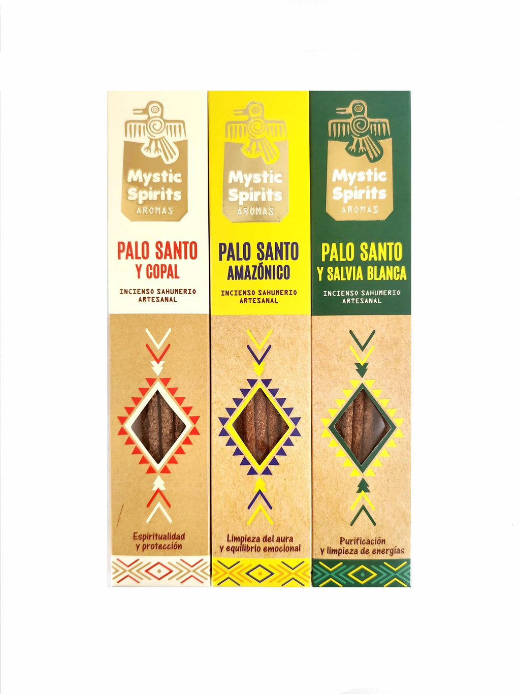 Incienso Natural Palo Santo y Sándalo – Mystic Spirits