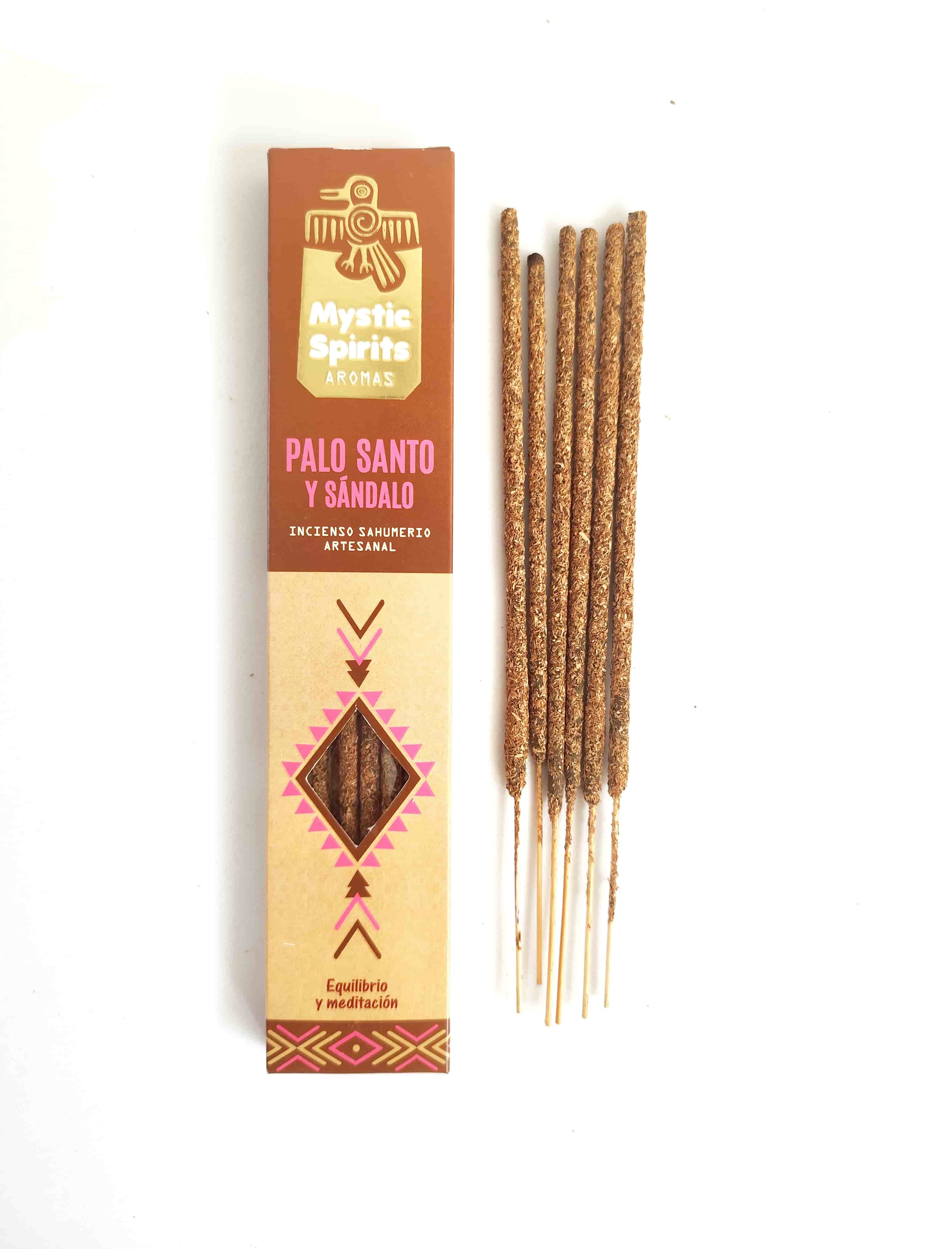 Incienso Natural Palo Santo y Sándalo – Mystic Spirits