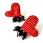 Aros Corazón – Topacio Macramé