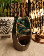 Cascada de Humo de Cerámica Mediana  - 13 cm