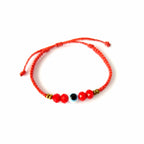 Pulsera Amuleto Ojo Turco – Protección – Topacio Macramé