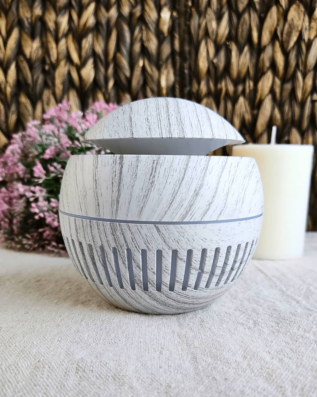 Difusor Eléctrico Aromático 200ml - Diseño Madera