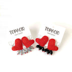 Aros Corazón – Topacio Macramé