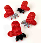 Aros Corazón – Topacio Macramé